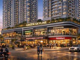 Shophouse green skyline mở bán đợt 1, nằm trong kdt 45 ha hiện hữu mức sống cao nhất khu vực