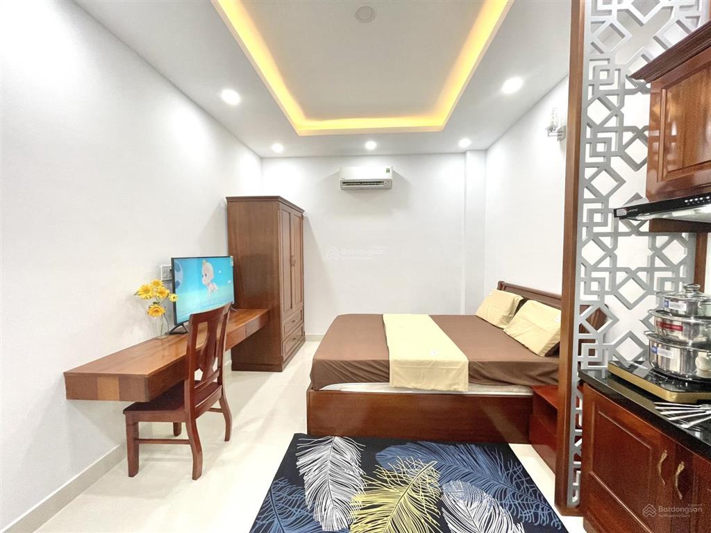 Căn hộ mới siêu thoáng ngay hoàng sa sát q.10, phú nhuận 10p đi sân bay an ninh cao  có thang máy