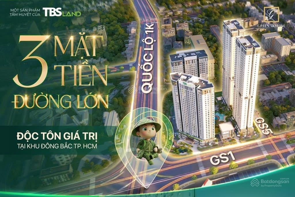 Nhận nhà đầu năm 2027, green skyline, 1pn+ view nội khu đối diện go, làng đại học