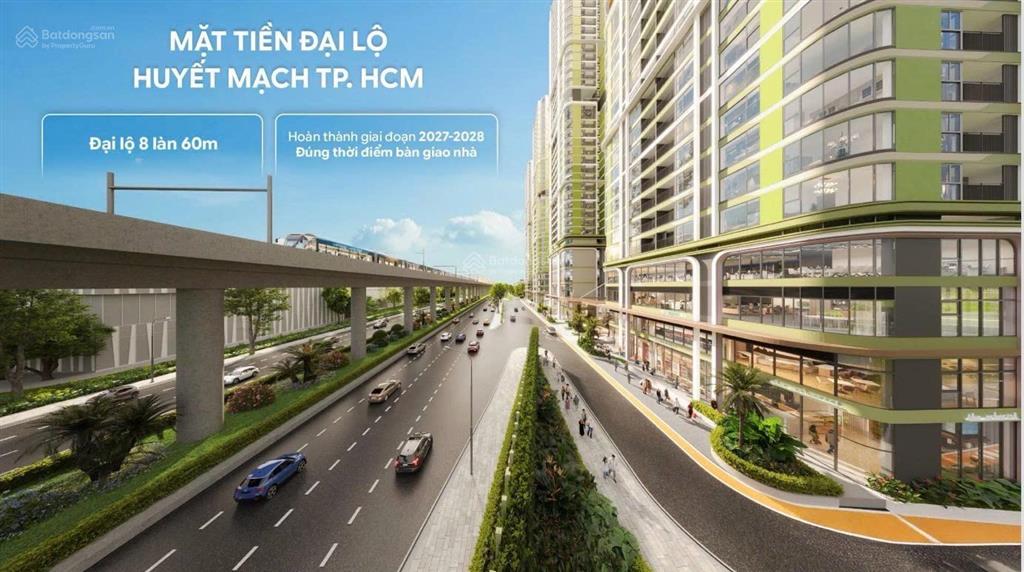 Lusso saigon căn 3pn tt 632 triệu sở hữu  view landmark metro số 2 ngang nhà  all in one khối đế