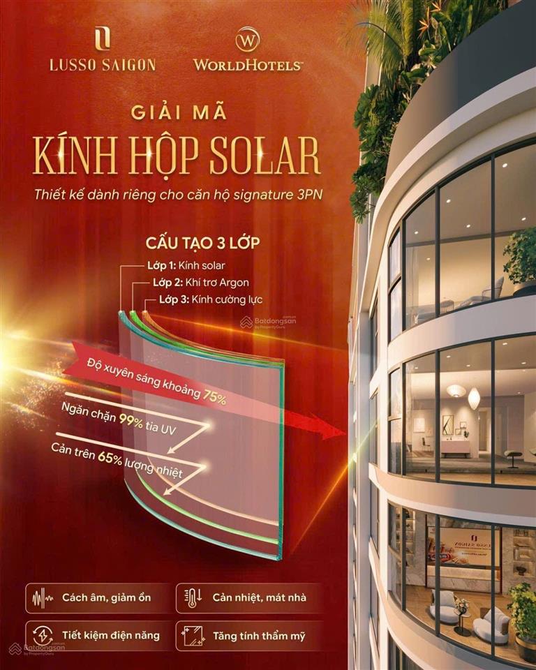 Lusso saigon căn 3pn tt 632 triệu sở hữu  view landmark metro số 2 ngang nhà  all in one khối đế