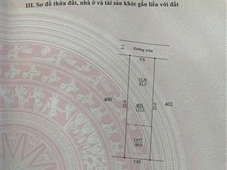 123,5m sổ đỏ net tại Thủy Xuân Tiên, Giá đầu tư chỉ 1,8 tỷ