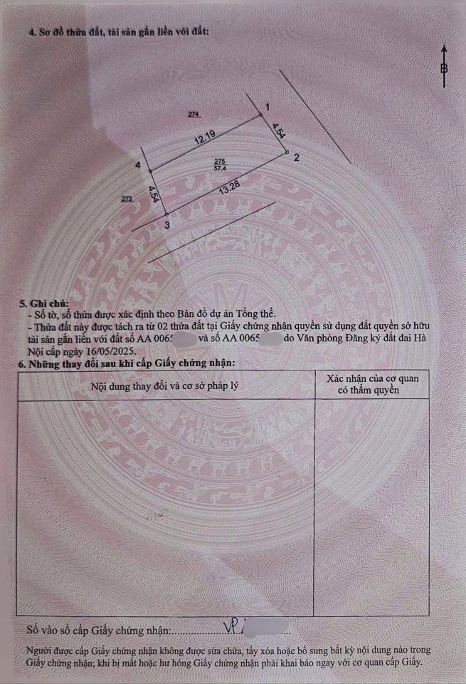 57,4m Lô góc khu Tân Bình - Xuân Mai, Chỉ 2,25 tỉ