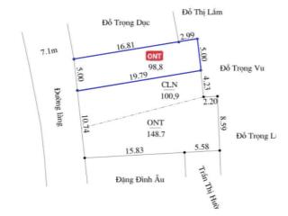 98,8m full thổ cư Đông Phương Yên xã Phú Nghĩa