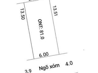 81m Đông Sơn xã Phú Nghĩa, ô tô đỗ cửa, Chỉ 2,25 tỉ