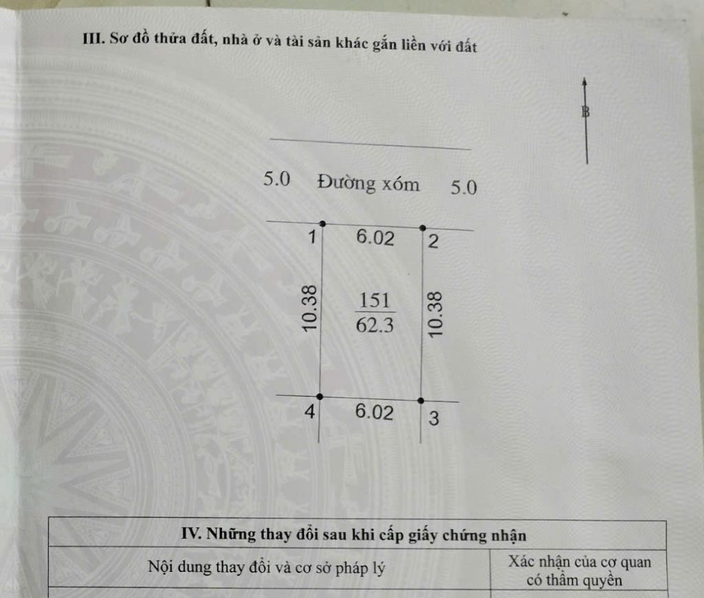 62,3M khu tập thể J106 Thủy Xuân Tiên - Xuân Mai