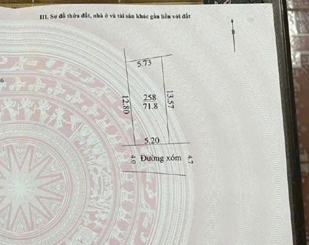 71,8m tại Tiên Trượng - Xuân Mai, Chỉ 2,6 tỉ