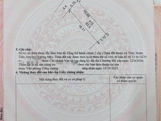 93,5M full thổ cư Thủy Xuân Tiên - Xuân Mai 