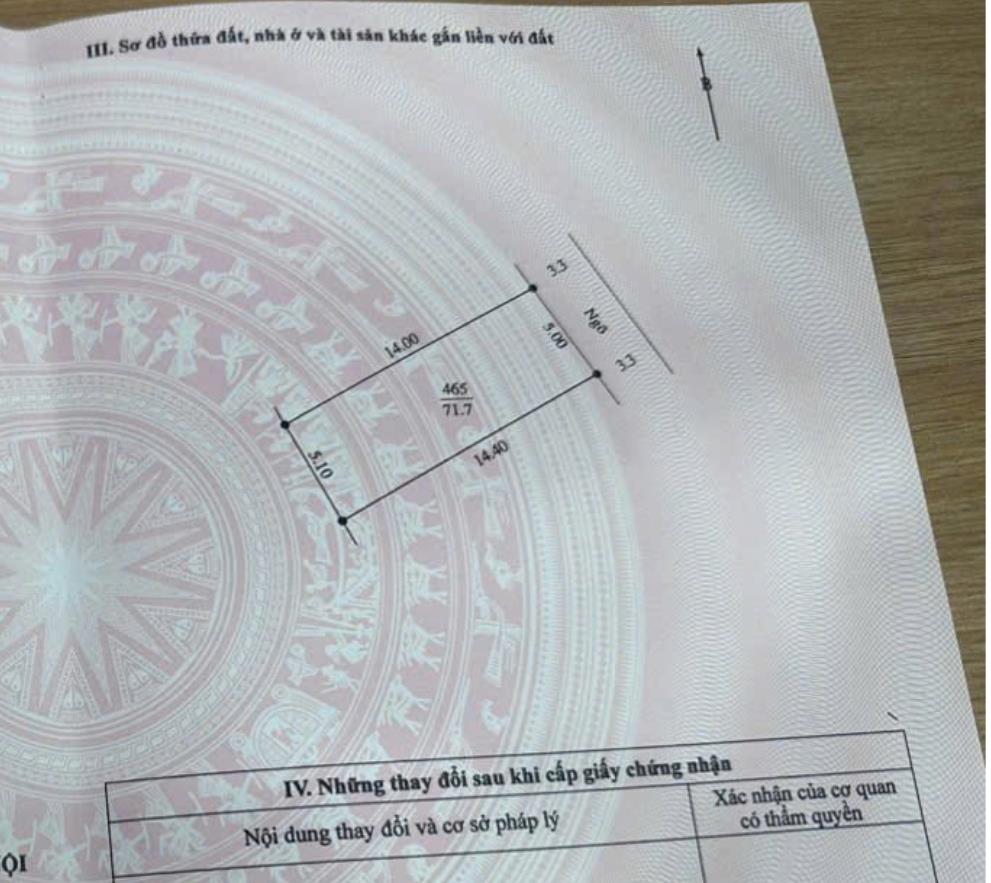71,7M Hợp Đồng - xã Quảng Bị, ngay khu trung tâm hành chính xã