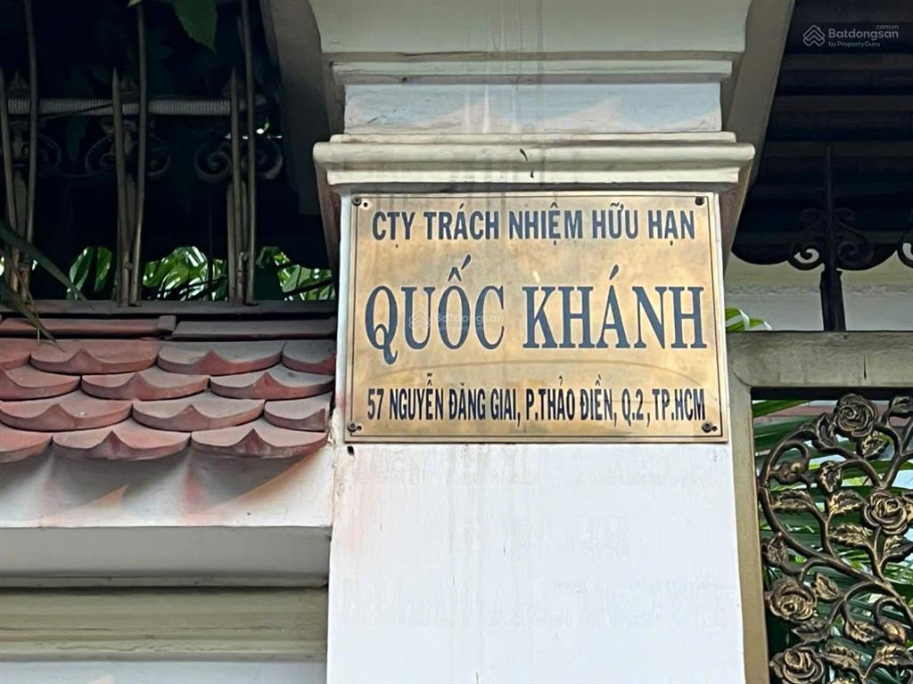 Cho thuê biệt thự 57 nguyễn đăng giai, phường thảo điền