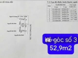 Chính chủ gửi bán lô 52.9m2 tại tdp áp tràn  dương quan  2 mặt tiền đẹp giá chỉ 2.1xx tỷ