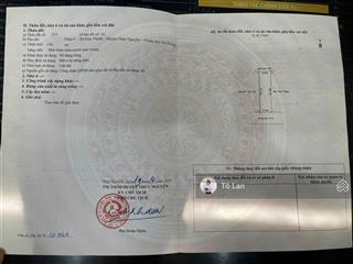 Em gái gửi bán lô đất có diện tích rộng rãi đẹp 
tại hợp thành/ phường lê ích mộc