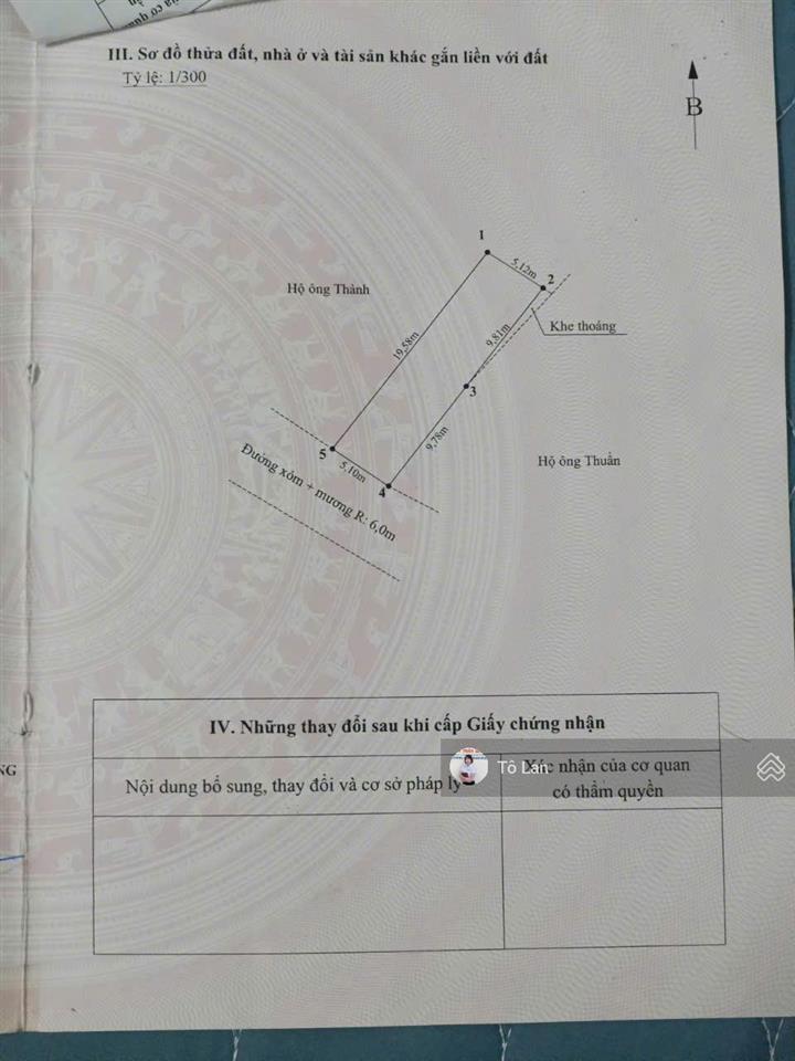 Bán đất trục đường tổ dân phố 2 phường thiên hương thủy nguyên hải phòng