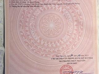 Bán gấp lô đất đẹp tại đông sơn thủy nguyên hải phòng