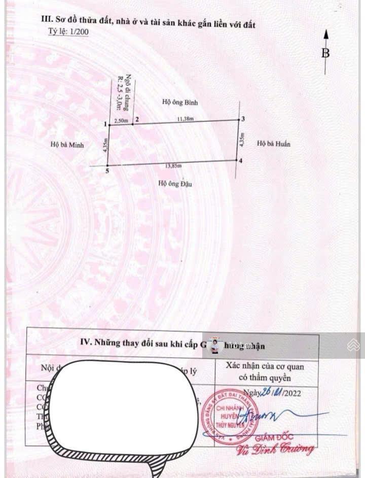 Chính chủ cần tiền bán gấp căn nhà 2,5 tầng tại thiên hương  hp