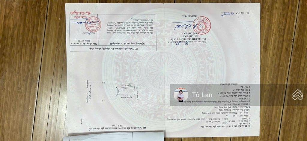Giảm giá sốc lô đất đẹp tại mặt đường máng nước thủy nguyên hải phòng dt 113,8 m lô góc kinh doanh