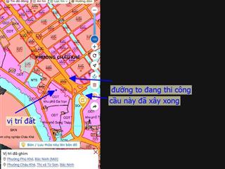 Bán lô đất Có Diện Tích 48,6 m² (Mặt tiền 6.8m) Tại Phường Châu Khê, Thành phố Từ Sơn,