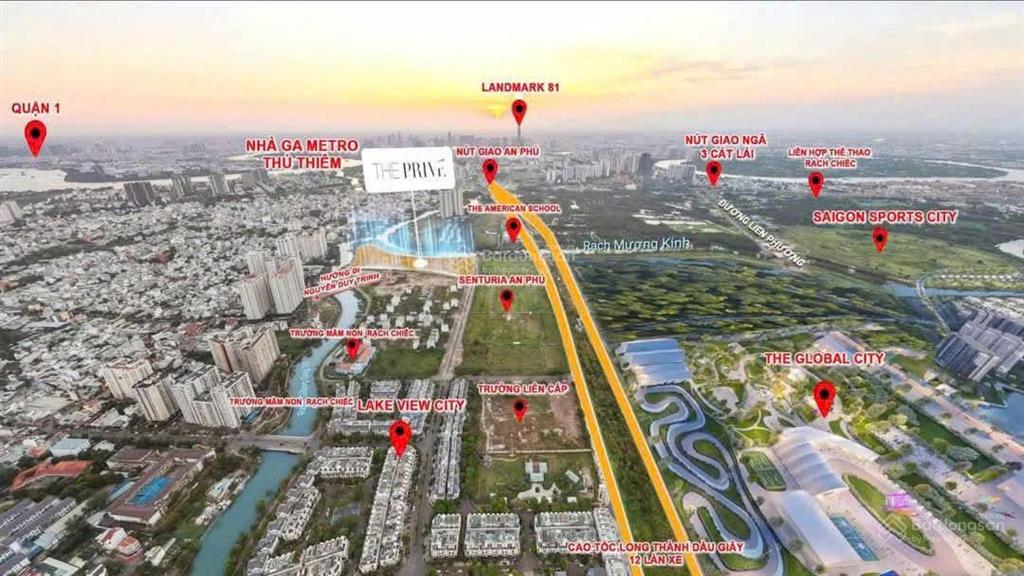 Căn hộ hạng sang the privé  3 mặt giáp sông ngay khu nam rạch chiếc  tt chỉ 10% kí hdmb