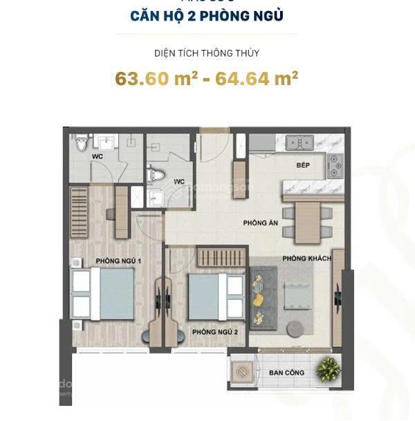 Em thiện chí bán căn 2pn  tầng cao view đông nam, layout 2 phòng có kính full, vuông vức