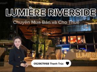 Cho thuê căn 2pn  full nội thất view sông tại lumiere riverside  thảo điền giá 36.5 triệu/tháng