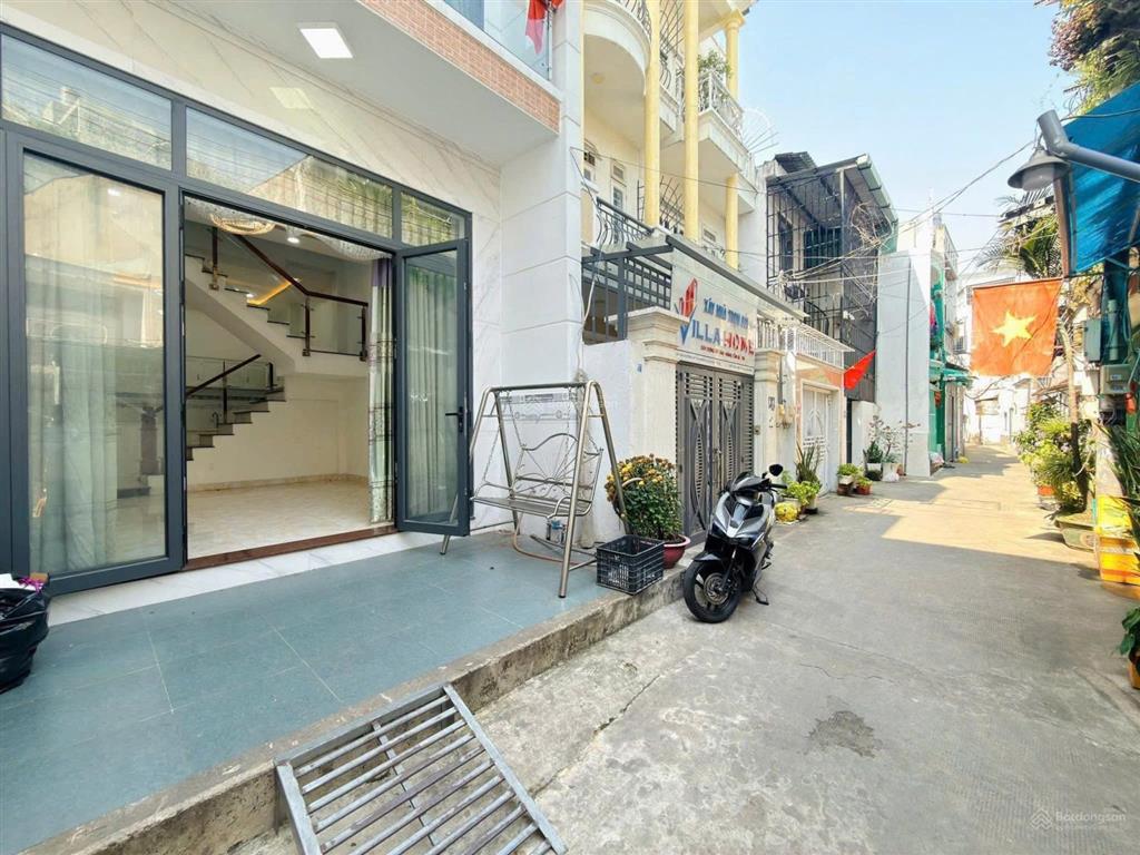 Nhà đẹp p14 gò vấp 2 tầng 4pn p14 khu dân cư đông đúc, dọn vào ở ngay giá 5.990 tỷ có tl