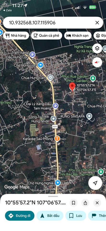 Bán đất xã hưng lộc, thống nhất, đồng nai