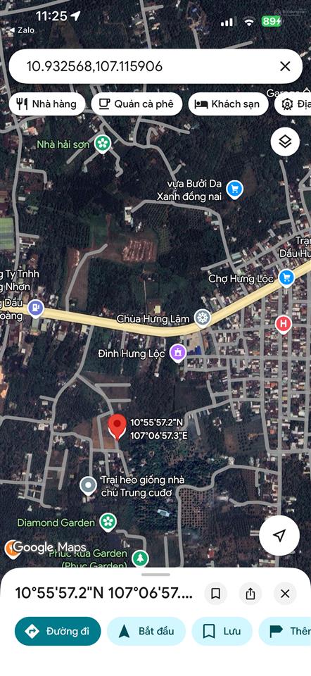 Bán đất xã hưng lộc, thống nhất, đồng nai