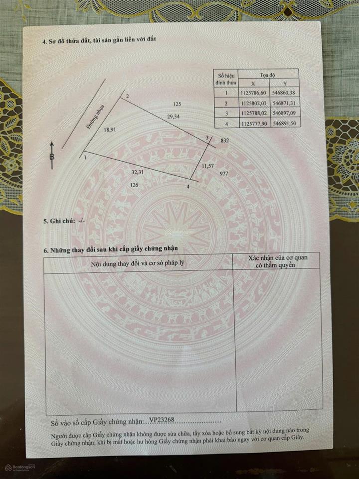 Cần bán lô đất với giá 3,85 tỷ vnd tiếp giáp dự án của kita group tại vĩnh long