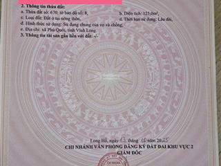 Cần bán lô đất với giá 1.8 tỷ vnd, diện tích 125 m2 tiếp giáp dự án của kita group tại vĩnh long