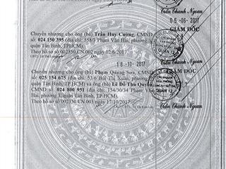 Bán nhà hẻm tô ký, đông hưng thuận q12 dt 68 m², shr