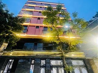 Mặt phố an dương vương lô góc 14m view sông hồng & cầu nhật tân 28 phòng dòng tiền 125tr/thán