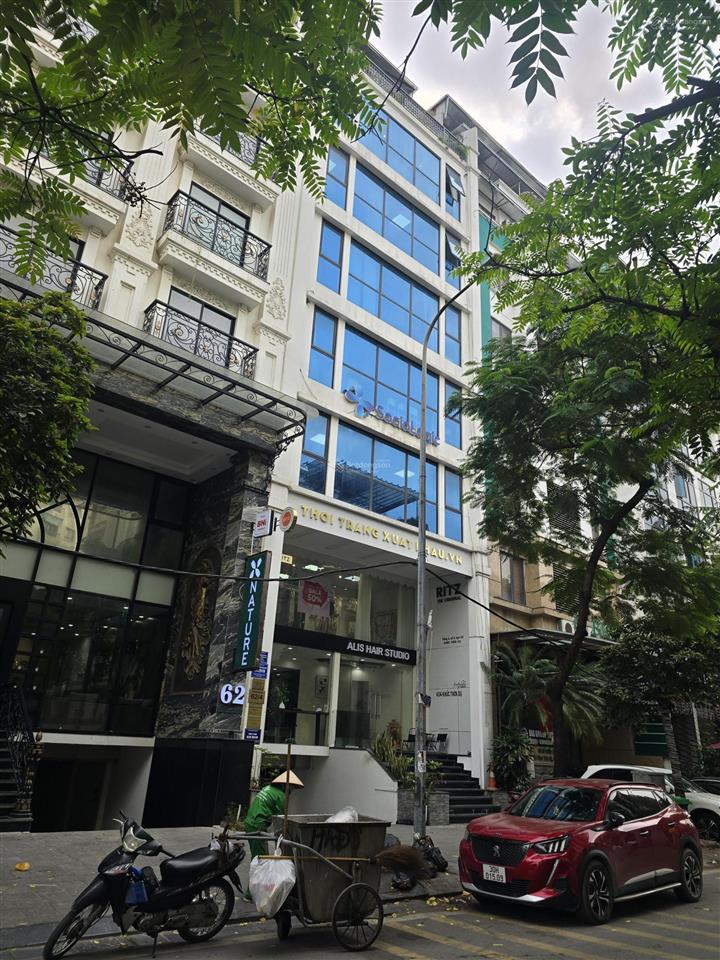 Building khúc thừa dụ 150m2, 9 tầng, mặt tiền 8.6m, dòng tiền 180tr/th, giá 115 tỷ, full thuê