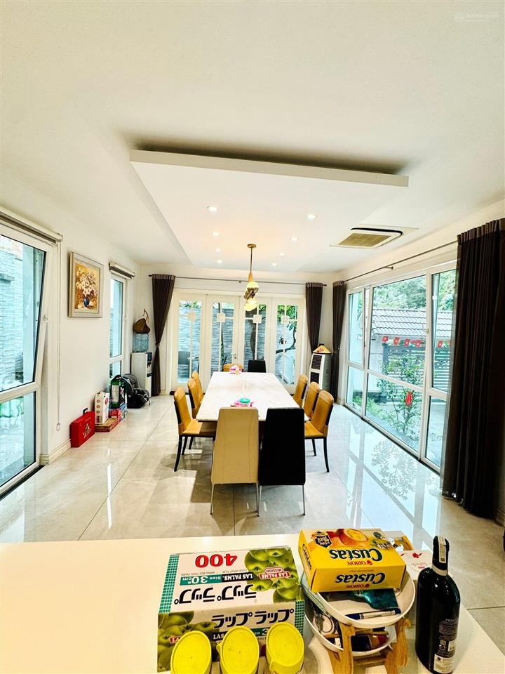 Hàng hiếm vườn đào 368m2, view vườn hoa, hàng xóm toàn lãnh đạo cấp cao
