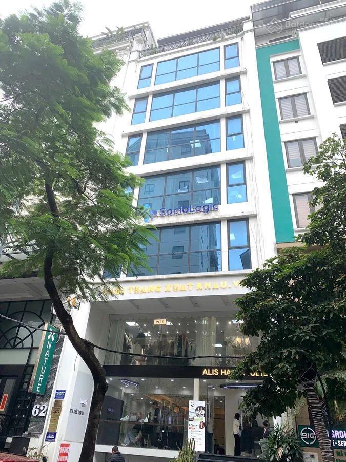 Building khúc thừa dụ 150m2, 9 tầng, mặt tiền 8.6m, dòng tiền 180tr/th, giá 115 tỷ, full thuê