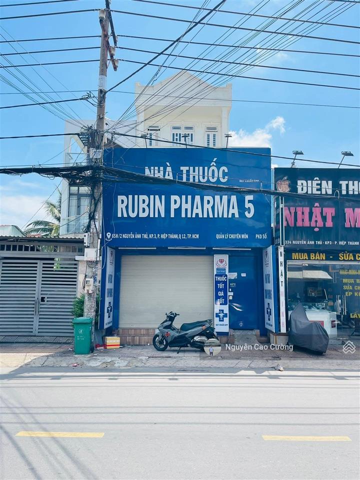 Bán nhà mặt tiền 4,9x25m đúc 3 lầu nguyễn ảnh thủ, phường hiệp thành, quận 12
