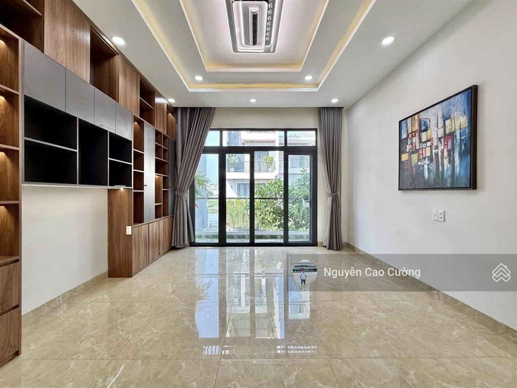 Nhà phố 4,5x14m 1lững 3 lầu đường 12m có vỉa hè, nhà xây ở nội thất an cường, lê thị riêng, thới an