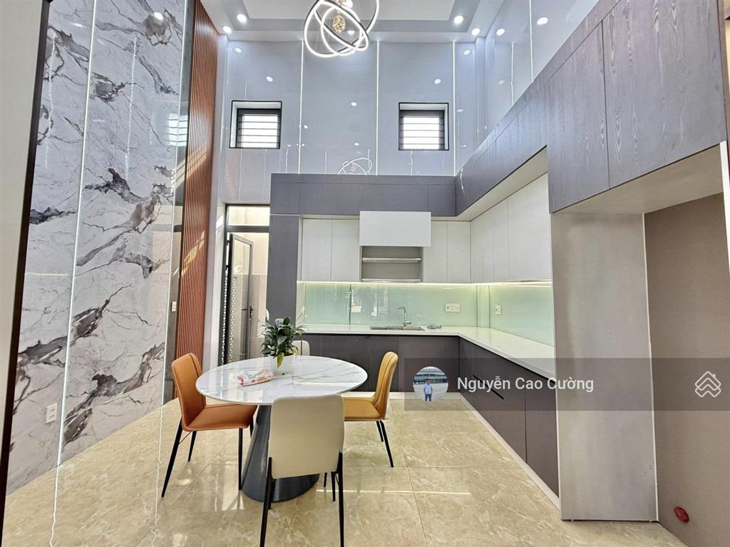 Nhà phố 4,5x14m 1lững 3 lầu đường 12m có vỉa hè, nhà xây ở nội thất an cường, lê thị riêng, thới an