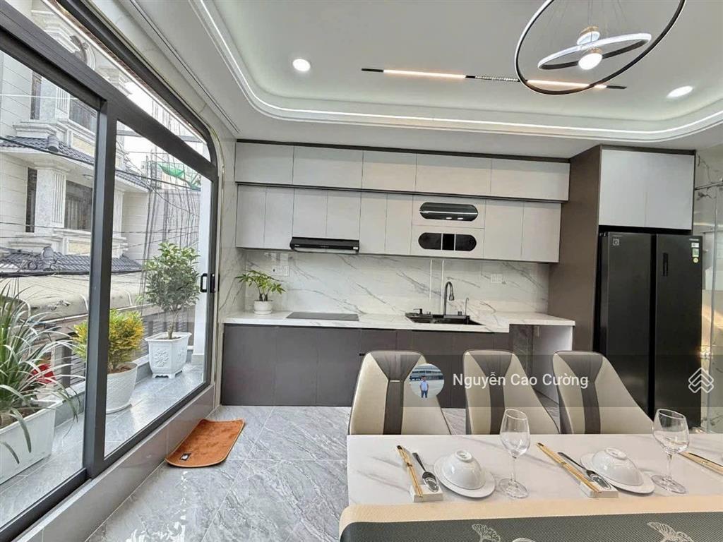 Nhà phố full nội thất đẹp 4x14m 1lững 3 lầu trương thị hoa, tân thới hiệp sát bên cấp 2 nguyễn hiền