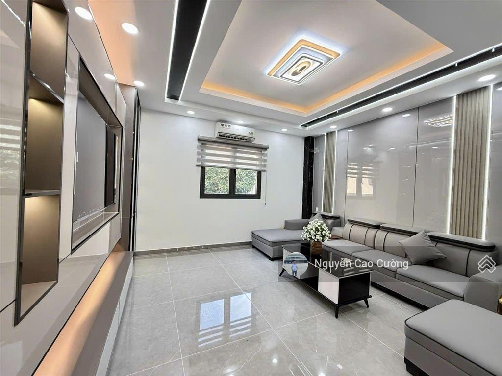 Nhà đẹp 4.5x14m, 1 lững 3 lầu hẻm 6m 1/ ngắn lê văn khương , gần bến xe buýt thới an, q12