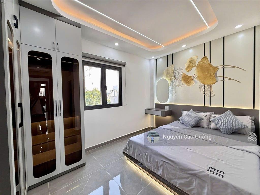 Nhà đẹp 4.5x14m, 1 lững 3 lầu hẻm 6m 1/ ngắn lê văn khương , gần bến xe buýt thới an, q12