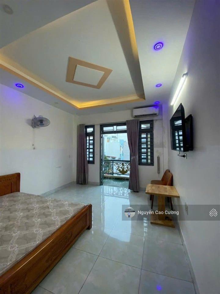 Căn hộ dịch vụ 4x20m đúc 4 tầng, dòng tiền 20tr/ tháng, mặt tiền đường 7m thông huỳnh thị hai