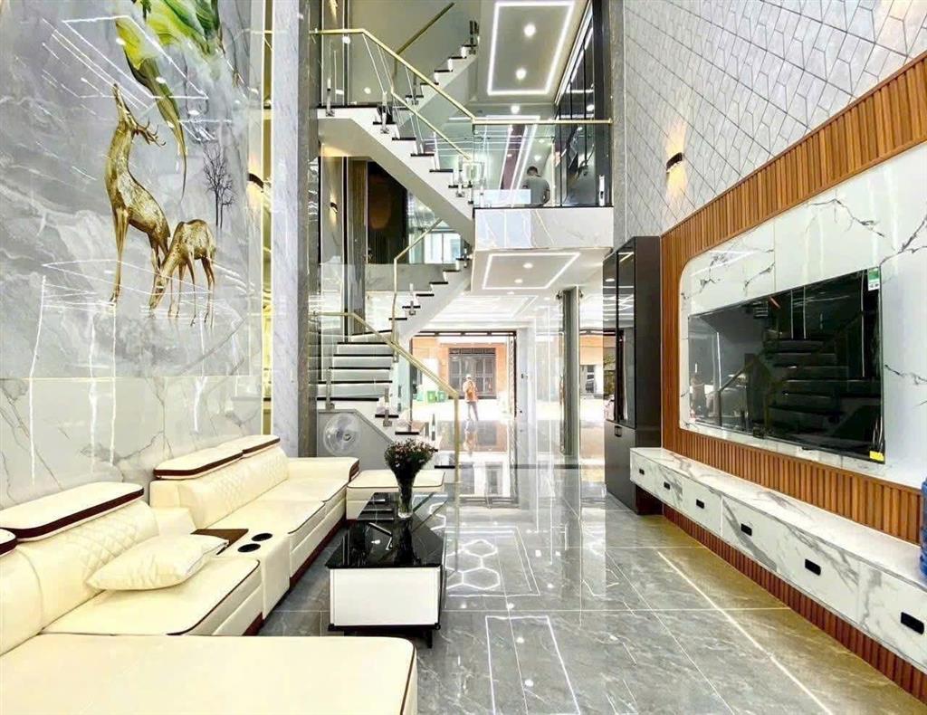 Nhà phố 4x14m 1lửng 3 lầu đường 12m khu đồng bộ lê văn khương, thới an, giáp gò vấp