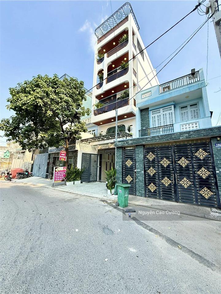 Siêu phẩm nhà mặt tiền thang máy 5x17m 1lững 3 lầu đường 8m thông thạnh lộc 37 gần ủy ban phường