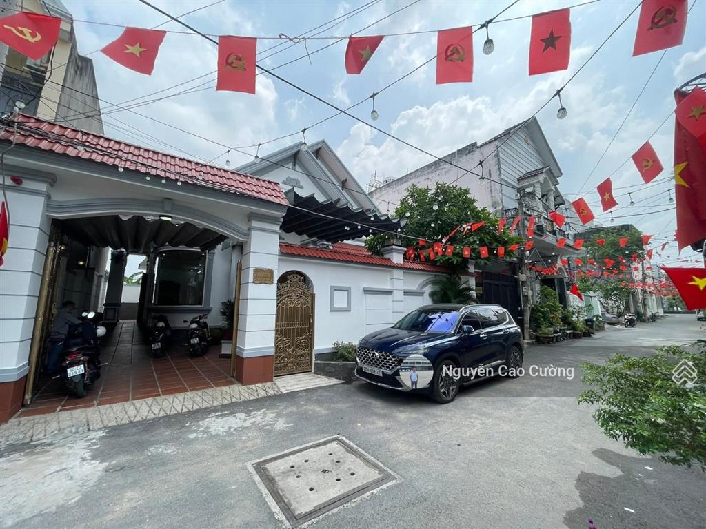 Biệt thự 12x21m 1lầu đường 7m thạnh lộc 37, vị trí trung tâm ngay ủy ban phường, cấp 3 thạnh lộc