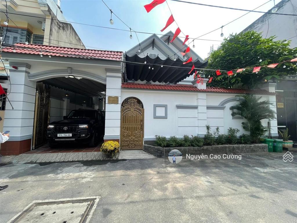 Biệt thự 12x21m 1lầu đường 7m thạnh lộc 37, vị trí trung tâm ngay ủy ban phường, cấp 3 thạnh lộc