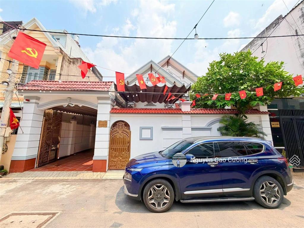 Biệt thự 12x21m 1lầu đường 7m thạnh lộc 37, vị trí trung tâm ngay ủy ban phường, cấp 3 thạnh lộc