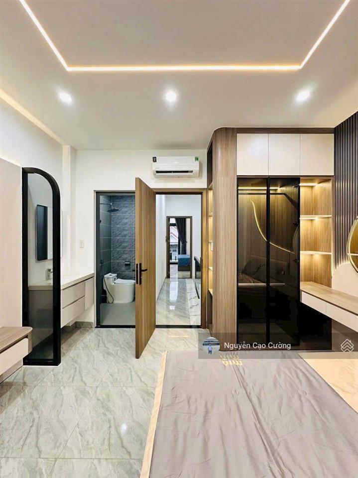 Bán nhà mặt tiền 4x16m thạnh lộc 39 1lững 3 lầu đường 7m, bảo hành 36 tháng