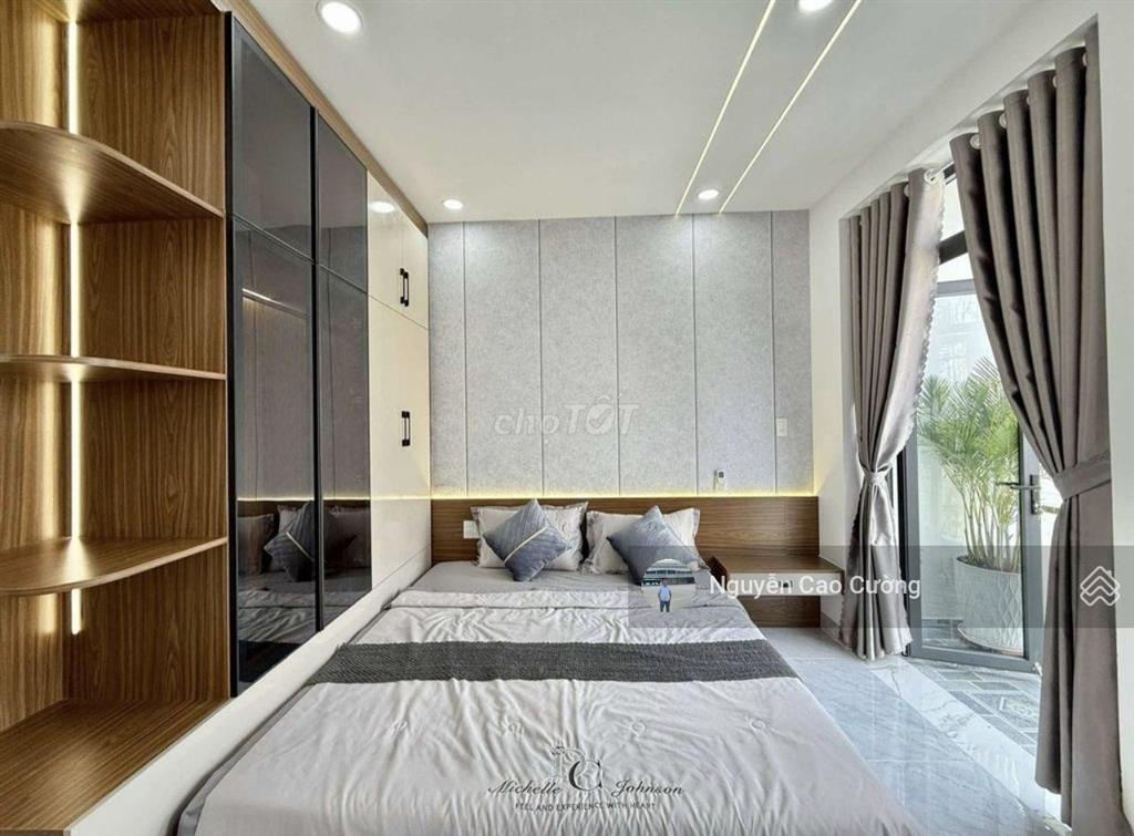 Nhà phố 4x16m góc 2 mặt tiền hẻm 6m thông ô chờ thang máy, 1lững 3 lầu trần thị năm, tân chánh hiệp