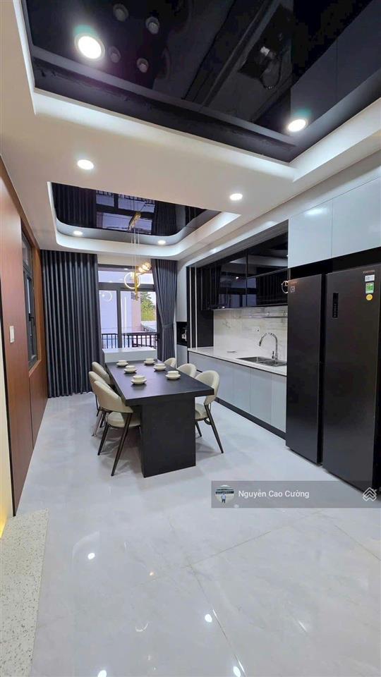 Nhà phố thiết kế đẹp luxury 5x15m 1lững 3 lầu thạnh lộc 37 gần uỷ ban phường, cấp 3 thạnh lộc