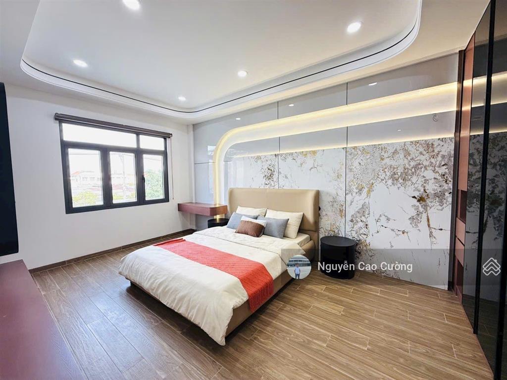 Nhà phố thiết kế đẹp luxury 5x15m 1lững 3 lầu thạnh lộc 37 gần uỷ ban phường, cấp 3 thạnh lộc